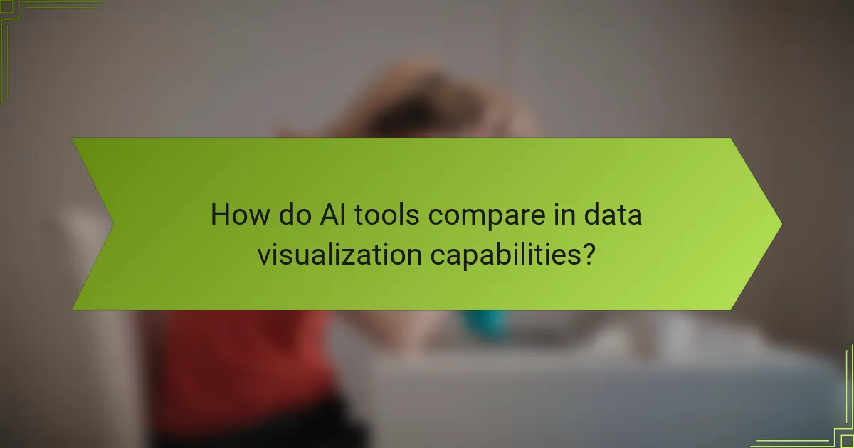 How do AI tools compare in data visualization capabilities?